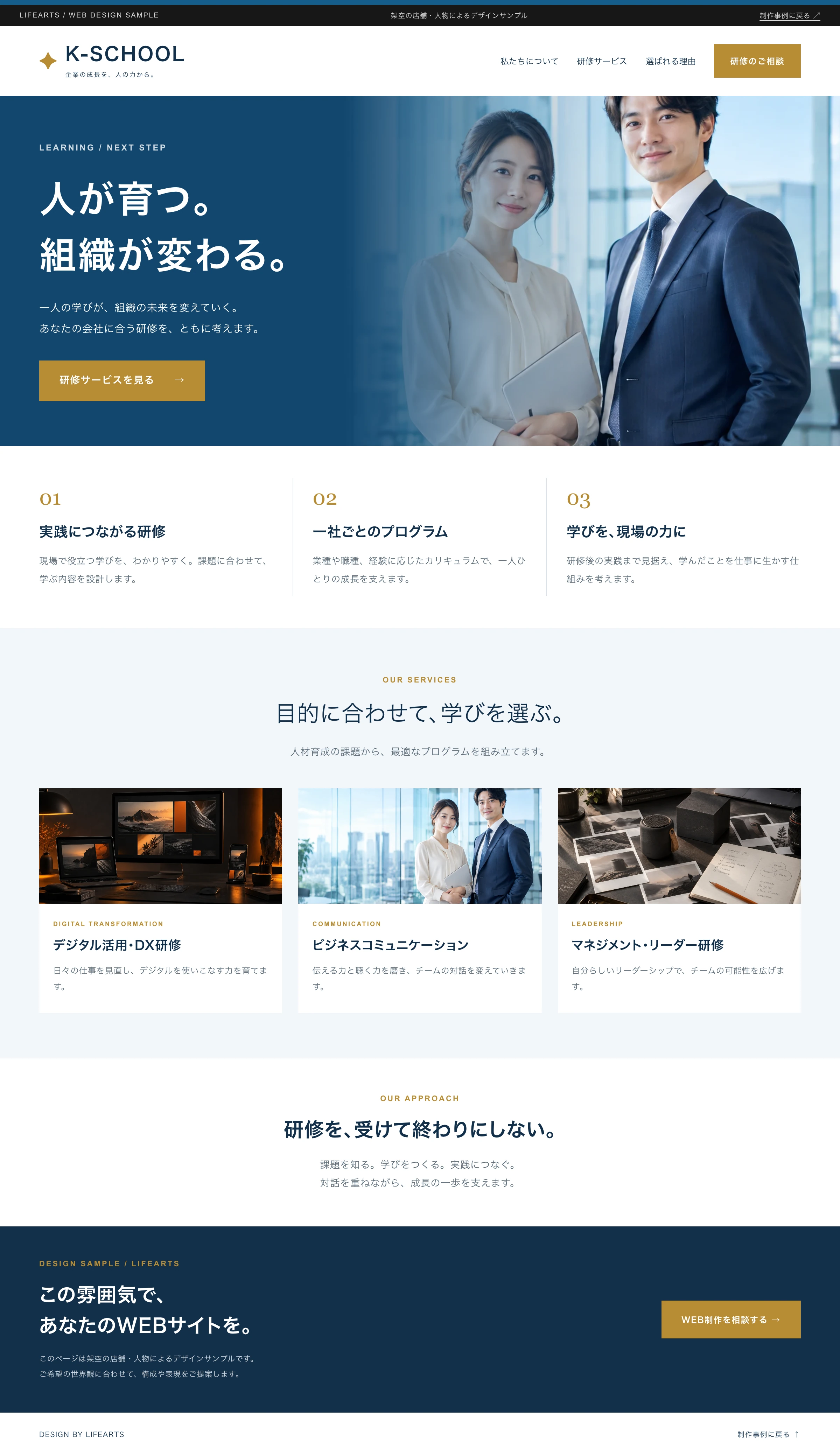 企業サイトの構成バリエーション